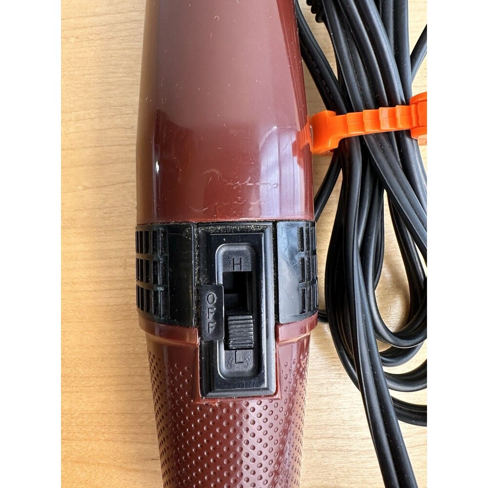 Vintage Oster Model 217A Handheld Personal Massager Burgundy Japan 11" - Picture 3 of 6
